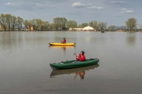 inflatable sit on top fishing kayak